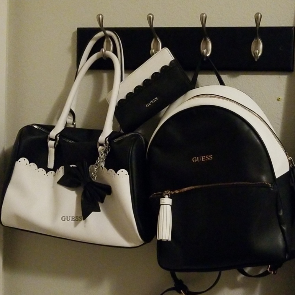 GUESS Purse, Wallet and Backpack Bundle
